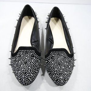 Torrid Black Studded Ballet Flats - 10 Wide